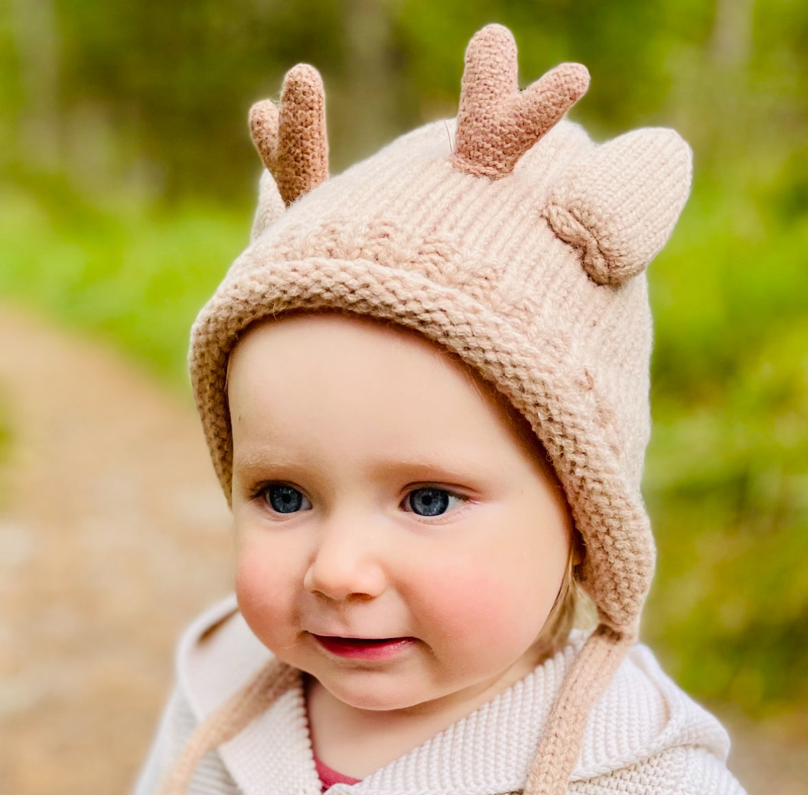 Antler winter hat