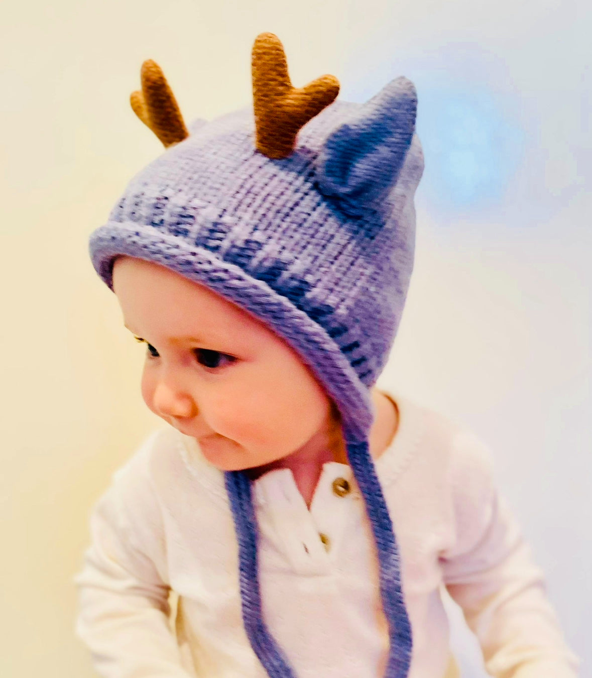 Antler winter hat