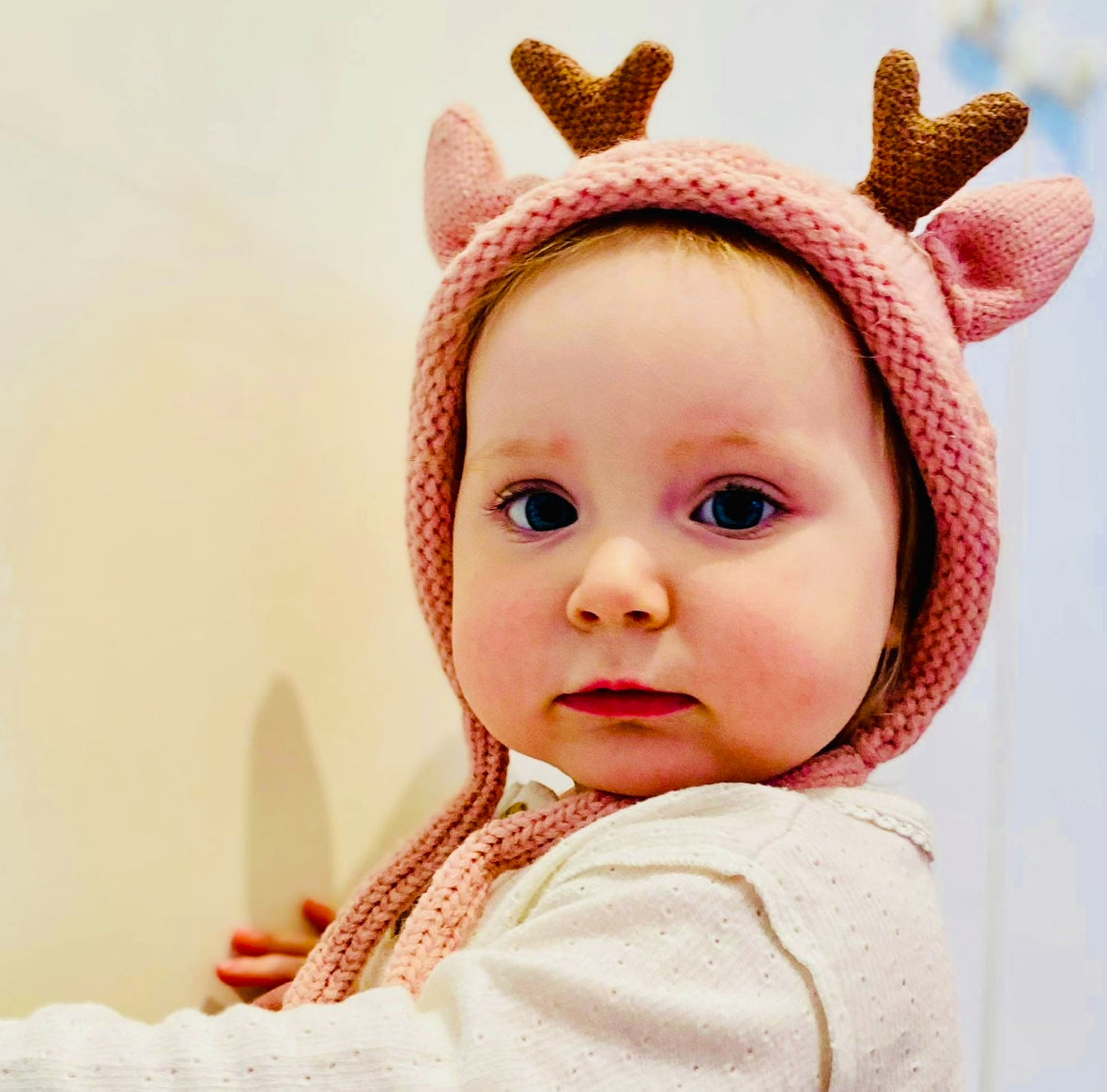 Antler winter hat