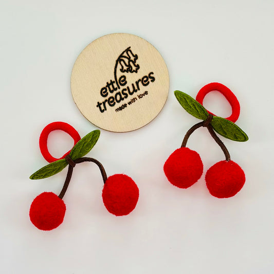 Cherry hair bobbles