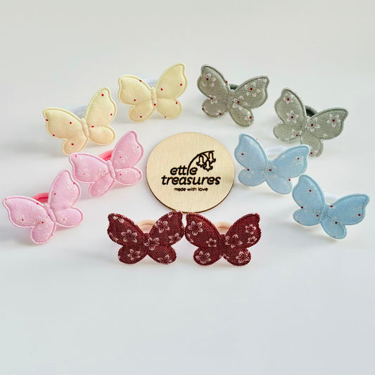 Butterfly hair bobbles