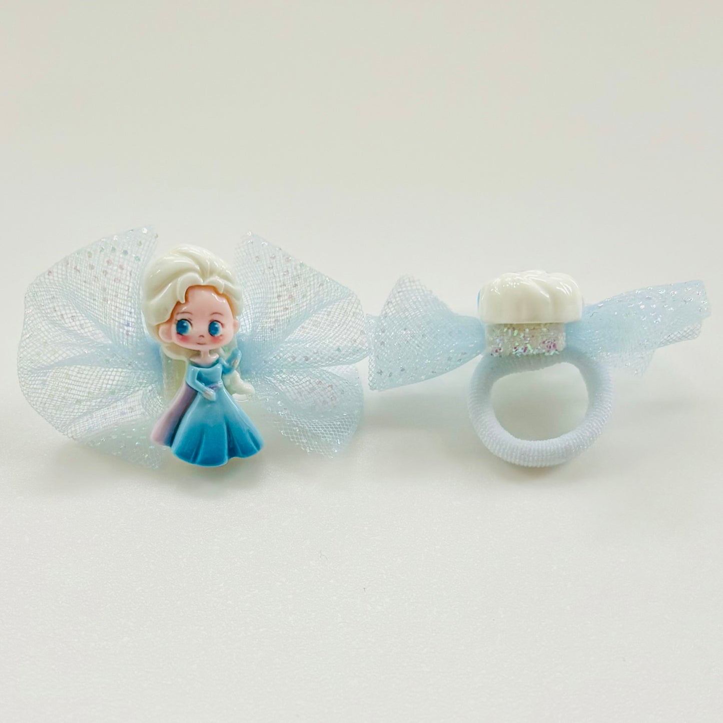 Princess bow hair bobbles