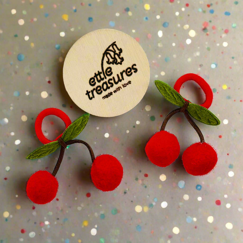 Cherry hair bobbles