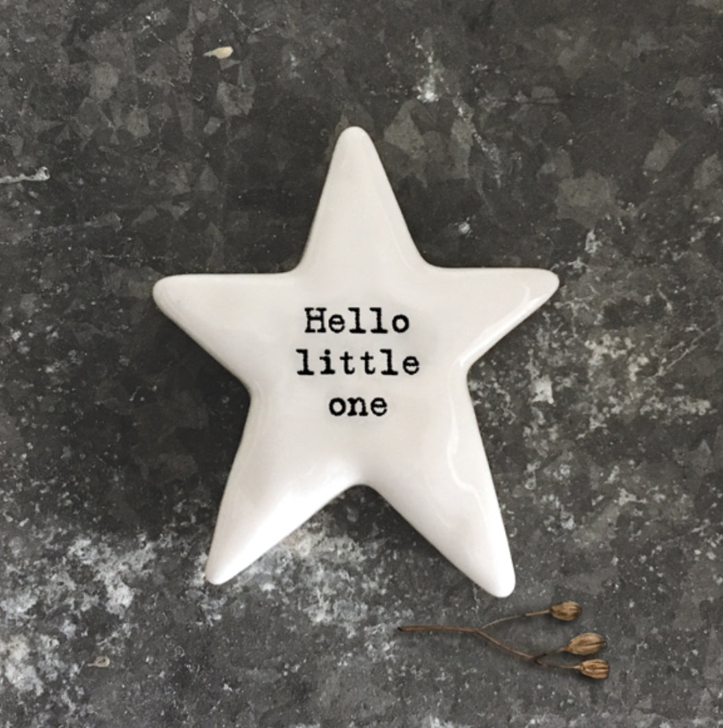 East of India star token ‘Hello little one’