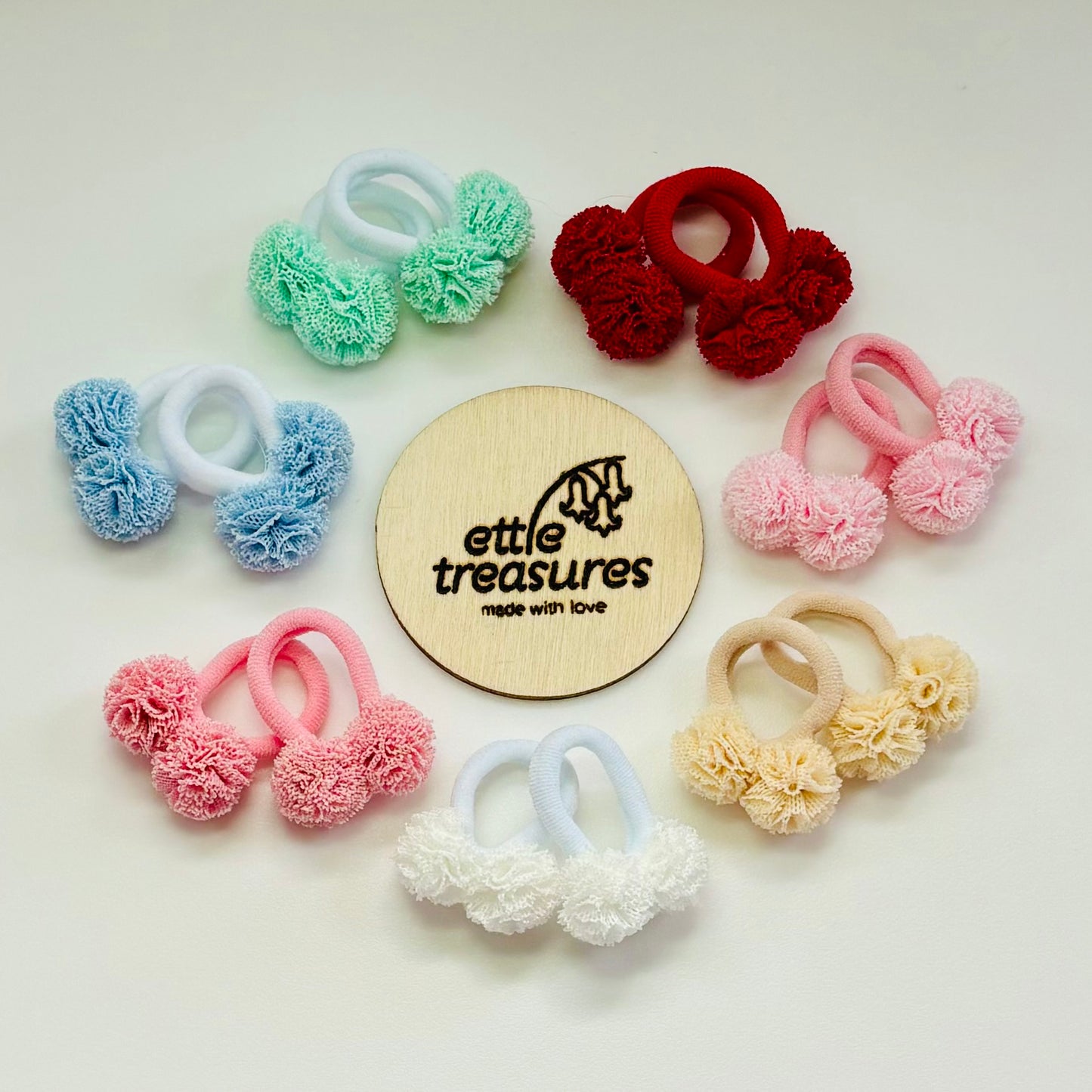 Pom-Pom hair bobbles