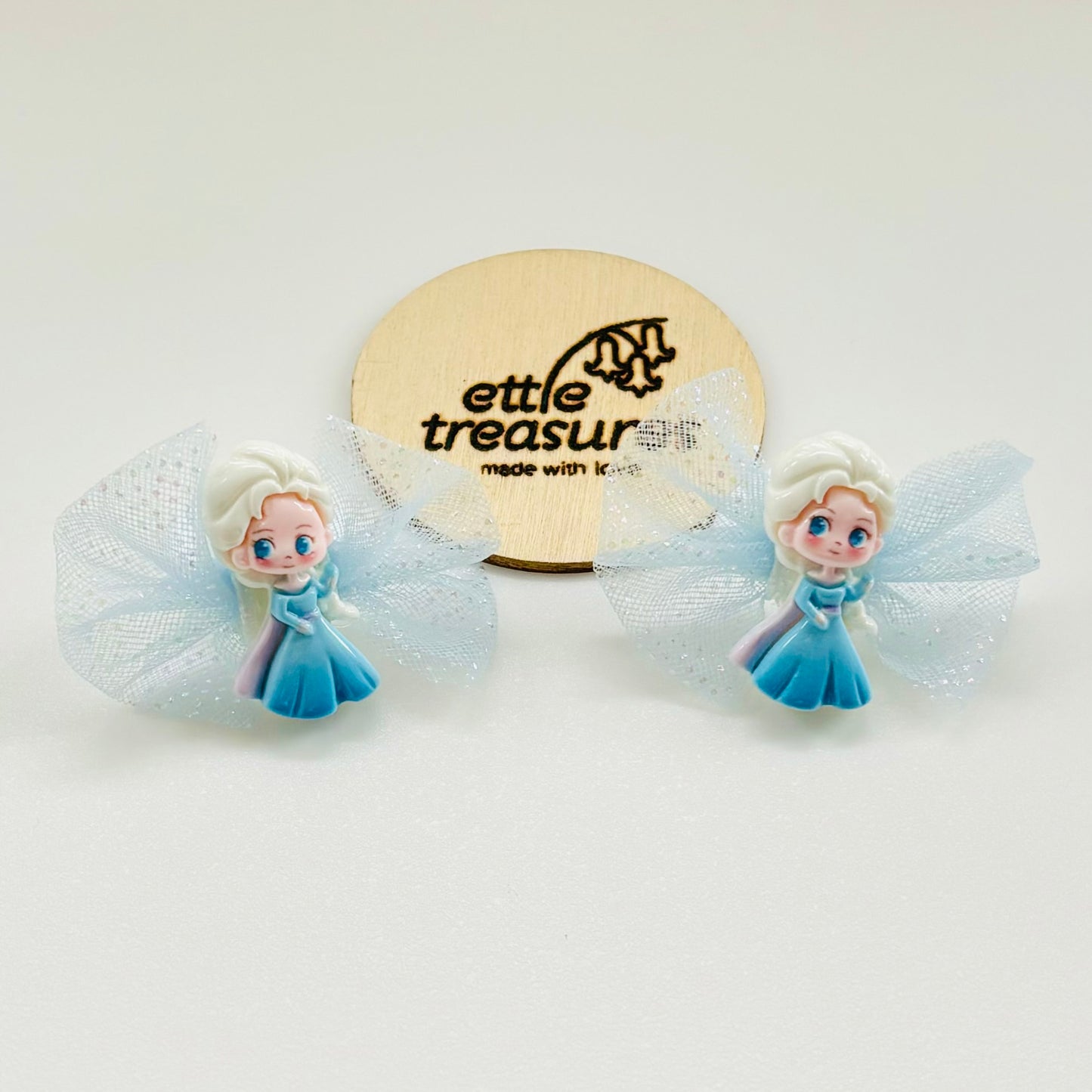 Princess bow hair bobbles