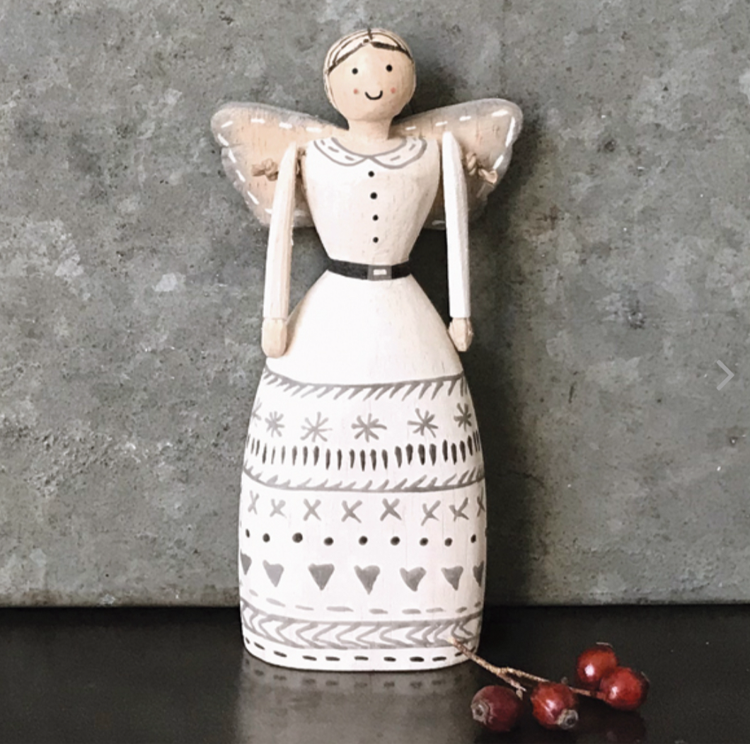 East of India Wooden fairy angel