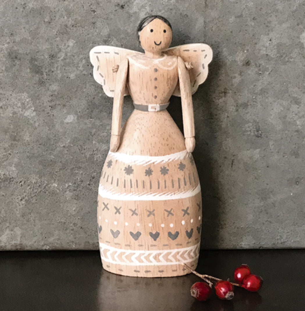 East of India Wooden fairy angel