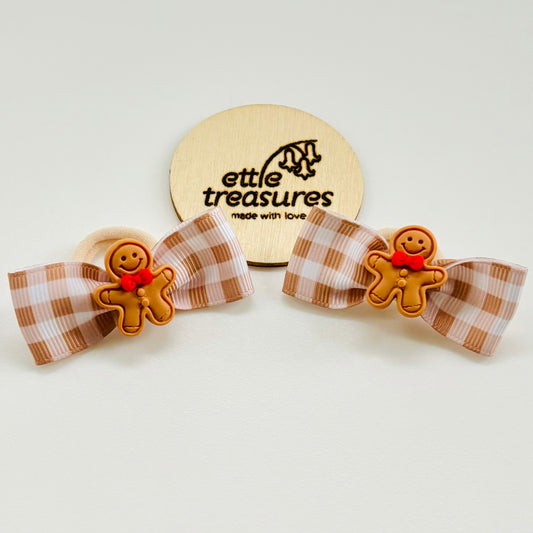 Gingerbread hair bobbles