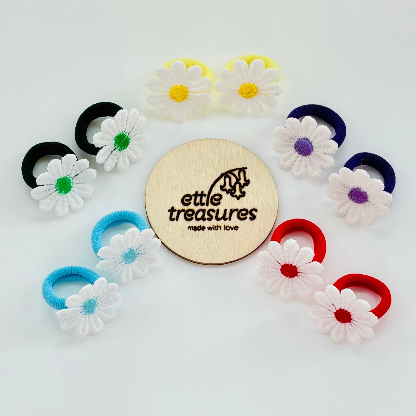 Daisy hair bobbles