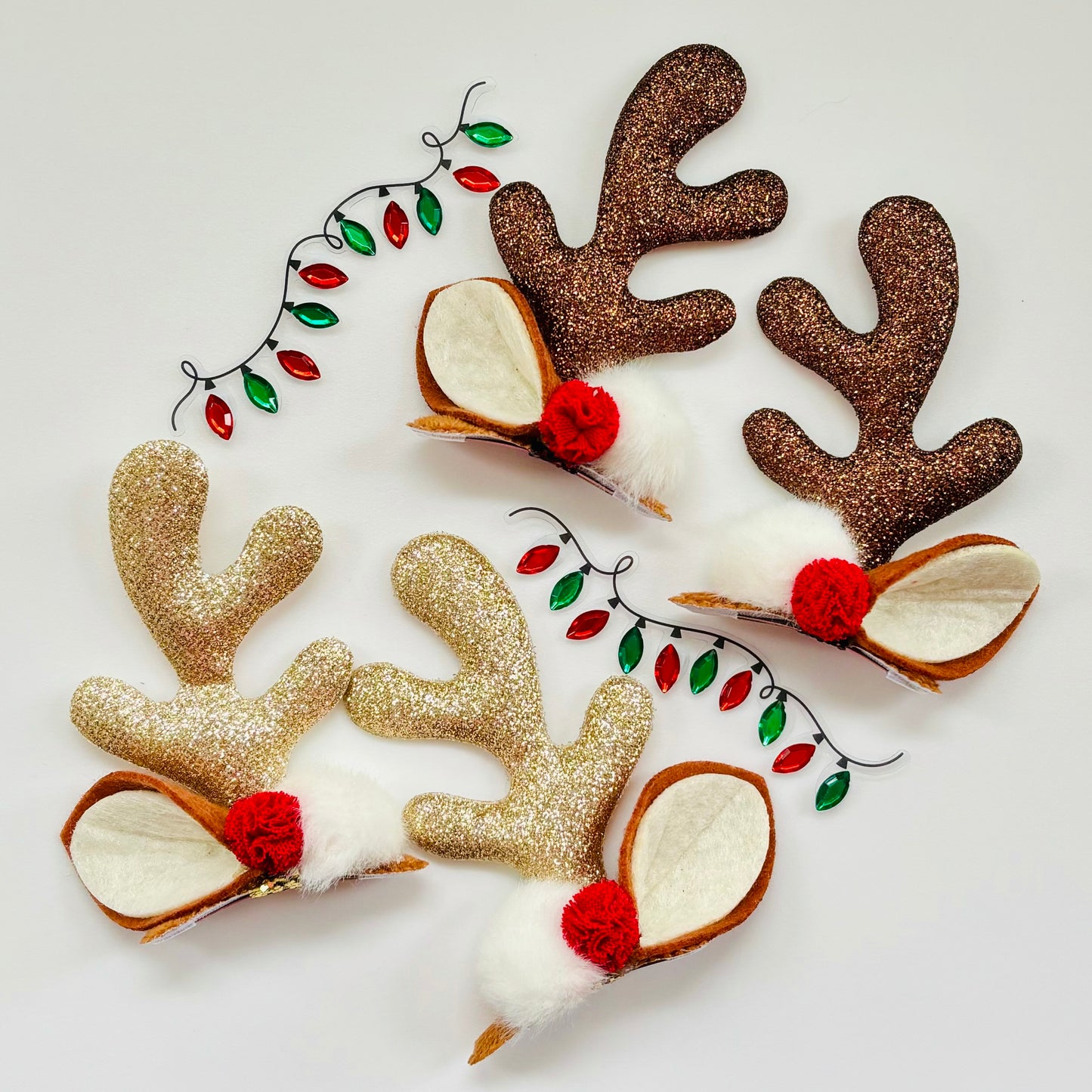 Reindeer hair clips