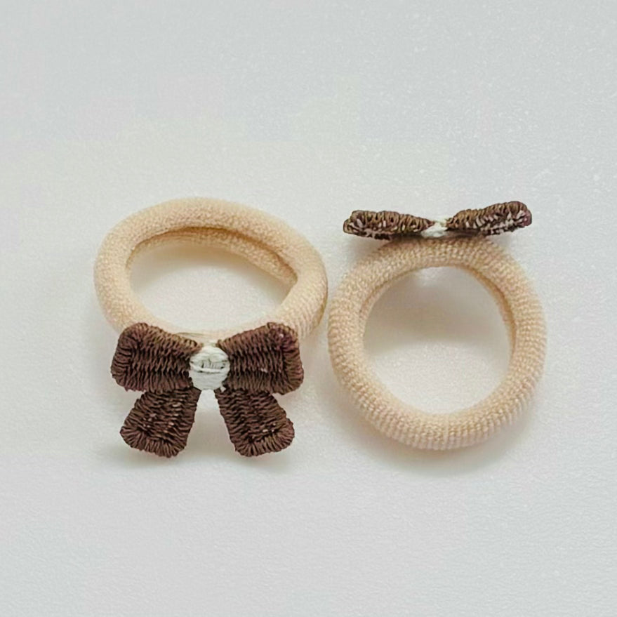 Bow hair bobbles