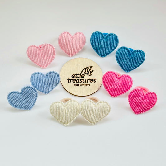 Baby toddler heart hairbands