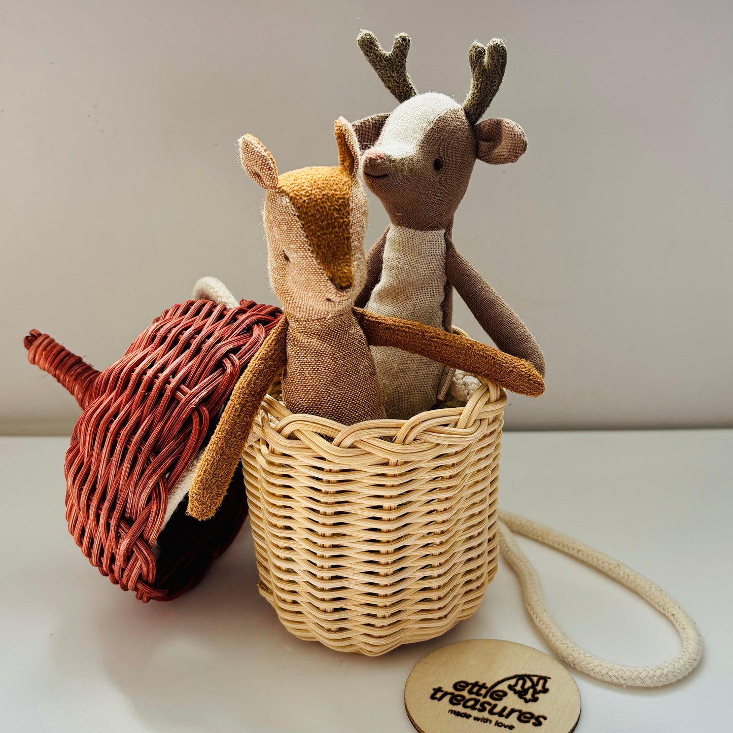 Children’s Acorn wicker bag