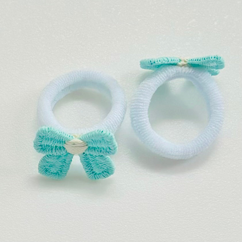 Bow hair bobbles