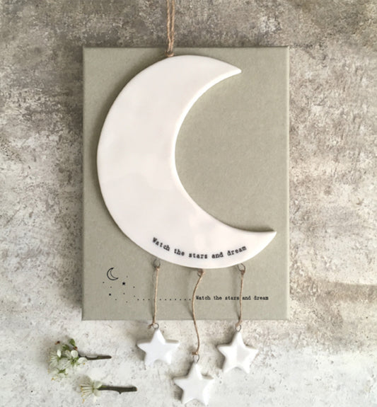 East of India Moon and stars hanging