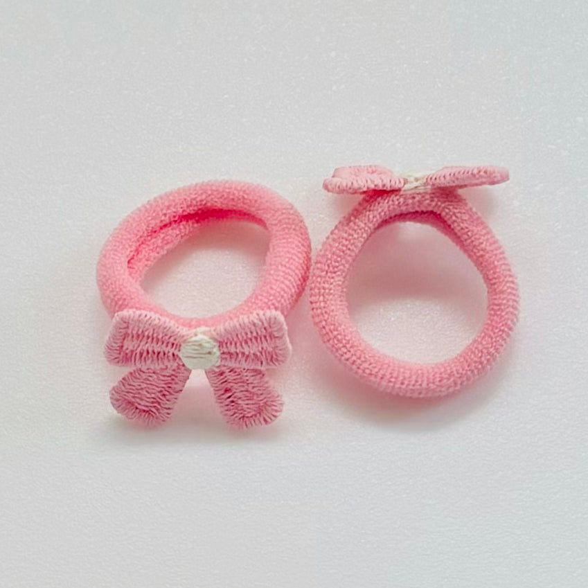 Bow hair bobbles