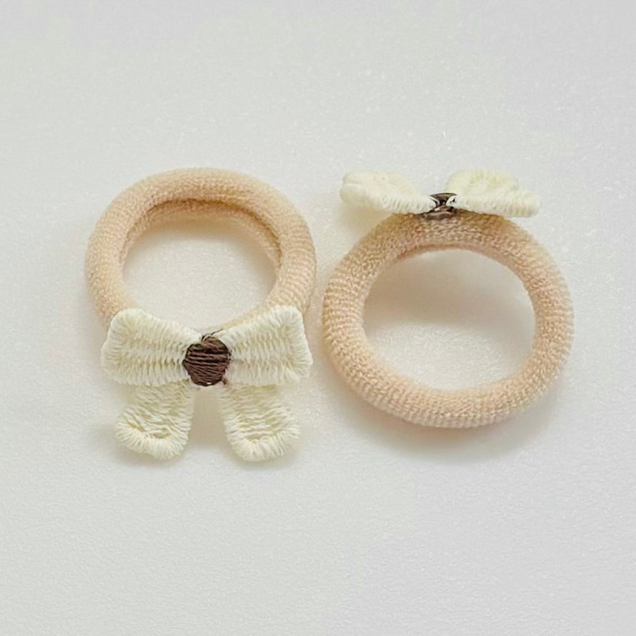 Bow hair bobbles