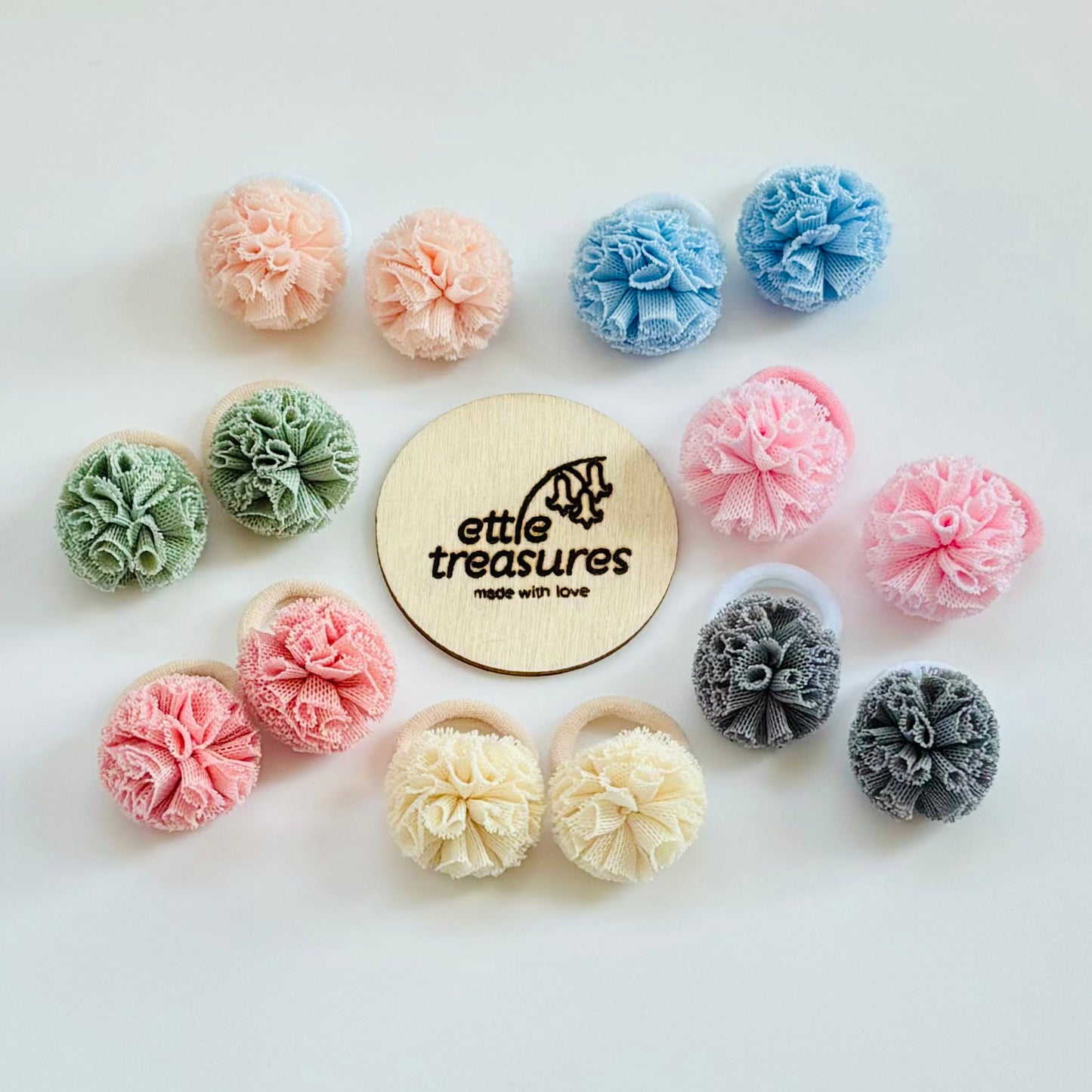 Pom-Pom hair bobbles